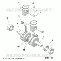 ENGINE, PISTON &amp; CRANKSHAFT
