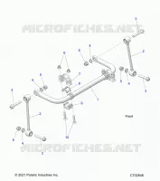 SUSPENSION, FRONT STABILISATORSTANGE