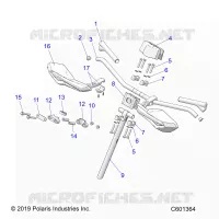 UPPER LENKEN &amp; HANDLEBAR ASM.