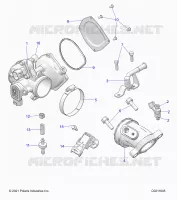 ENGINE, DROSSELKLAPPENGEHÃ„USE AND FUEL RAIL
