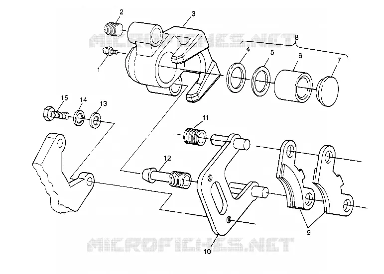 FRONT BREMSE 2X4 300 W957530 (4930053005B004)