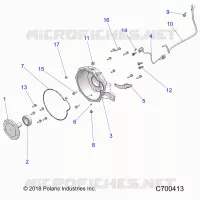 MOTOR, ADAPTER, BELLHOUSING AND CRANK SENSOR