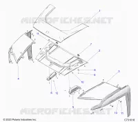 HAUBE AND FRONT FENDERS