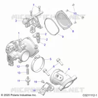 ENGINE, DROSSELKLAPPENGEHÃ„USE AND FUEL RAIL