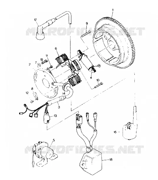 MAGNETO ASSEMBLY BIG BOSS 4X6 (4919801980042A)
