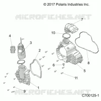 ENGINE, GENERATOR  COVER HVAC