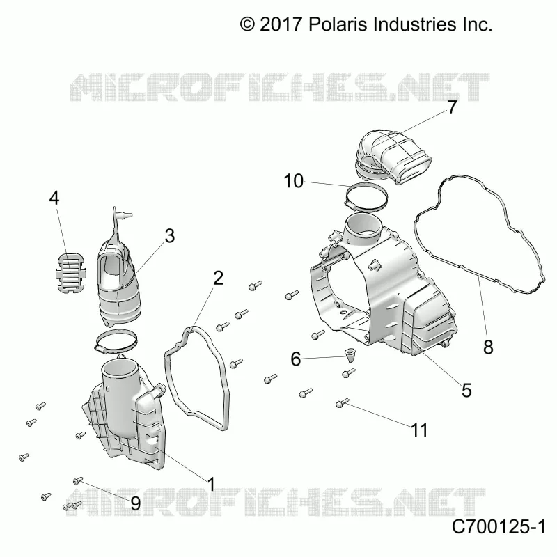 ENGINE, GENERATOR  COVER HVAC