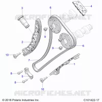 CAM CHAIN AND SPROCKET