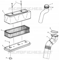 AIR VENT SLT 780 B964588 AND  INTL. SLT 780 I964588 (4935683568B007)