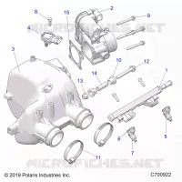 ENGINE, LUFTEINLASS MANIFOLD