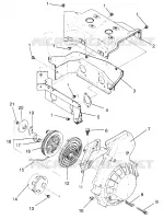 Gebläsegehäuse   RÜCKZUG ANLASSER TRAN SPORT 0960143 and EURO TRAN SPORT E9 (4932273227C012)
