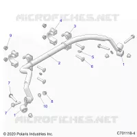 SUSPENSION, REAR STABILISATORSTANGE