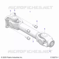DRIVE TRAIN, PROP HINTERWELLE