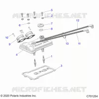 ENGINE, THROTTLE BODY AND VENTILDECKEL