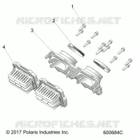 ENGINE, REED VALVE AND DROSSELN BODY ADAPTOR