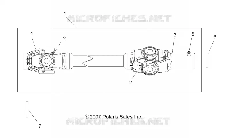 DRIVE TRAIN, FRONT KARDANWELLE
