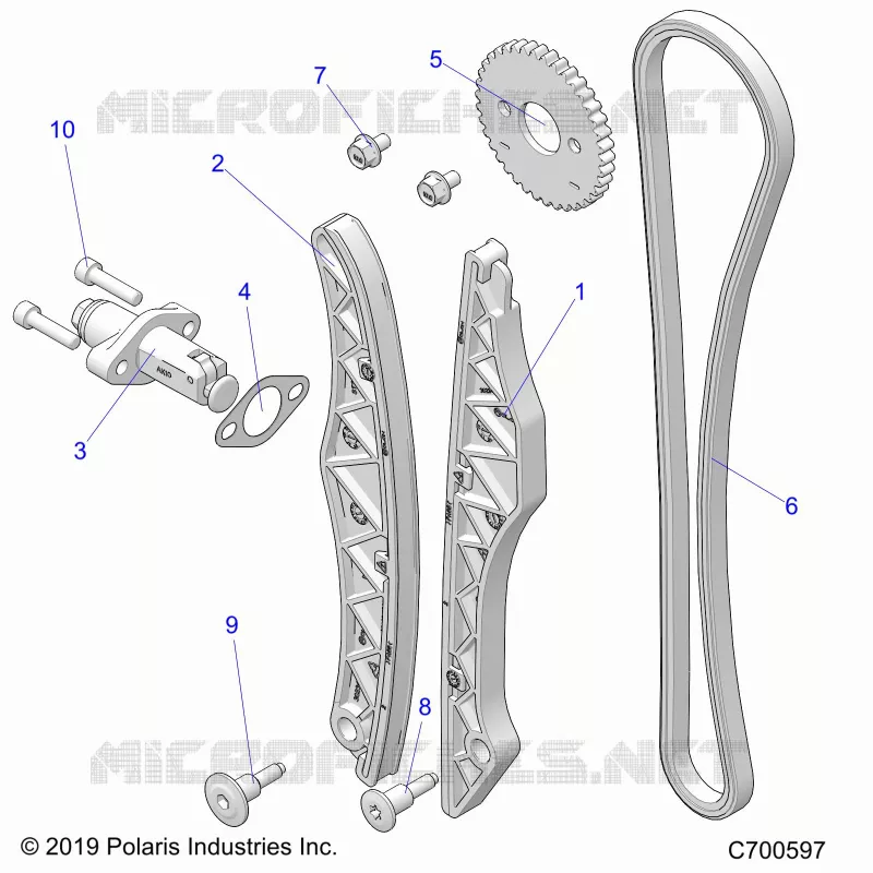 CAM CHAIN AND TENSIONER