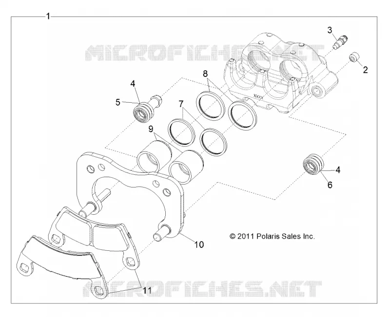 HINTERBREMSE CALIPER