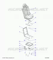 SITZ ASM. AND SLIDER