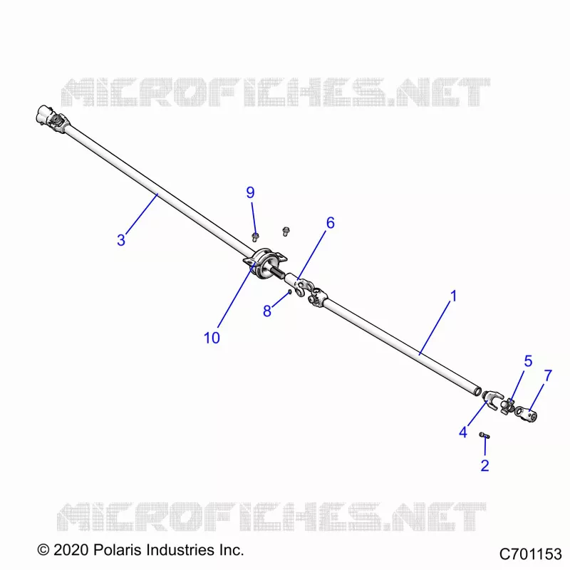 ANTRIEB, REAR PROP SHAFT