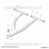 FRONT SUSPENSION CONTROL ARM UPPER