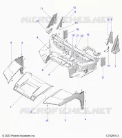 HAUBE, LINER, FRONT FENDERS, A PILLARS