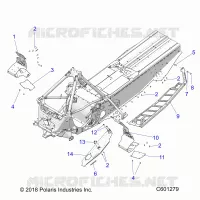 CHASSIS, CLUTCH GUARD/FOOTRESTS/RUNNING BOARDS