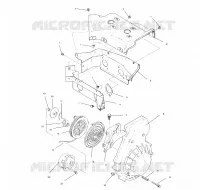 Gebläsegehäuse   RÜCKZUG ANLASSER ASSEMBLY