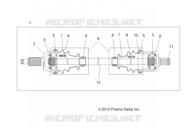 ANTRIEB, FRONT HALF SHAFT