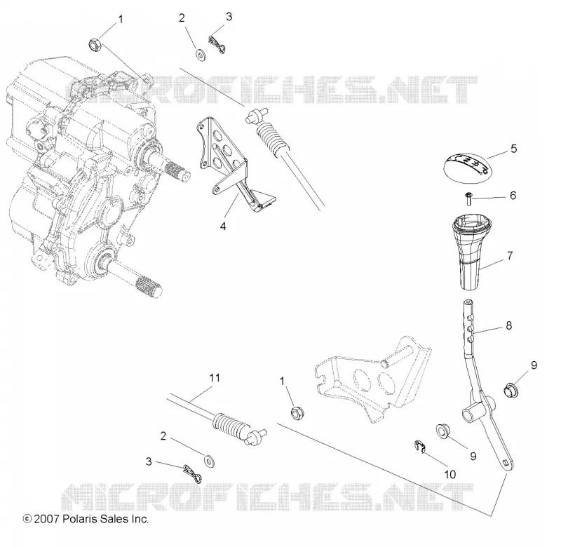 ANTRIEB, GEAR SELECTOR