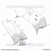KAROSSERIE HINTEN CAB AND HEAT SHIELDS