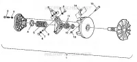 Antriebskupplung ASSEMBLY 6X6 350L W938739 (4924062406031A)
