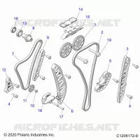 ENGINE, TIMING AND OIL KETTEN DRIVES