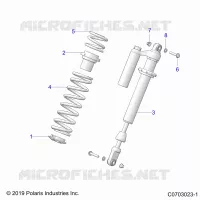 SUSPENSION, FRONT SHOCK MOUNTING, STANDARD/PREMIUM