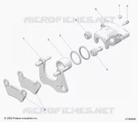 BRAKES, BREMSZANGE HINTEN