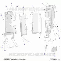 KAROSSERIE HINTEN CLOSEOFF, SIDE PANELS