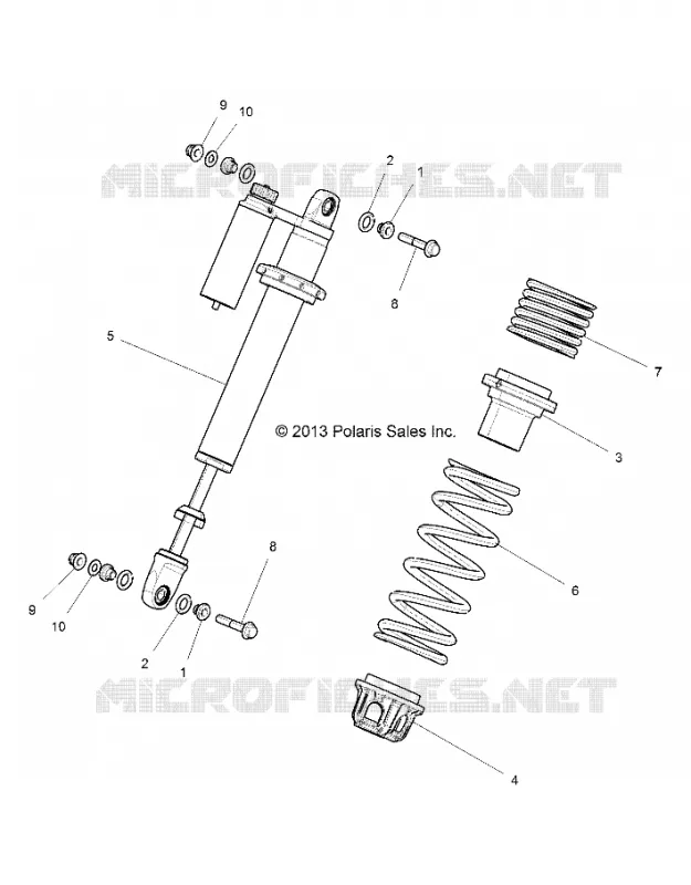 SUSPENSION, FRONT SHOCK MOUNTING
