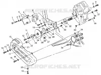 GETRIEBEGEHÄUSE/BREMSE AND KETTEN ??COVER MOUNTING SPORTSMAN 4X4 W968040 (4935943594C004)