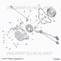 ENGINE, STATOR AND FLYRAD