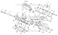 FRONT Drehmomentarm