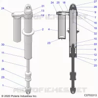HINTERRADAUFHÃ„NGUNG SHOCK INTERNALS
