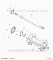 DRIVE TRAIN, JACKSHAFT AND ANTRIEBSWELLE