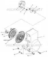 RÜCKZUG ANLASSER ASSEMBLY XLT Special (Xtra) 0946767 (4927112711039A)