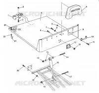 HINTER BED MOUNTING 6X6 250 W938727 (4924092409004A)