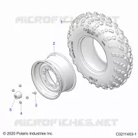 RADS, FRONT TIRE