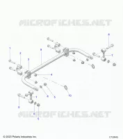 SUSPENSION, REAR STABILISATORSTANGE