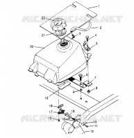 TANK ASSEMBLY Sportsman 4x4 W948040 (4926842684A011)