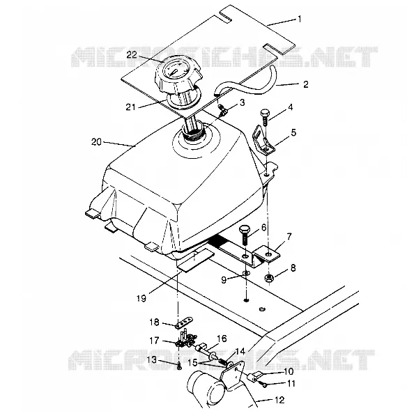 TANK ASSEMBLY Sportsman 4x4 W948040 (4926842684A011)