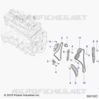 ENGINE, TIMING KETTEN AND RELATED