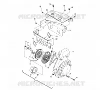 RÜCKZUG ANLASSER AND Gebläsegehäuse